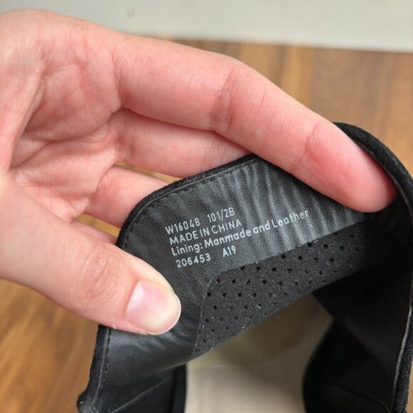 Cole Haan Grand Os Leather Perforated Callista Peep Toe Block Heel Sandals - Picture 8 of 12